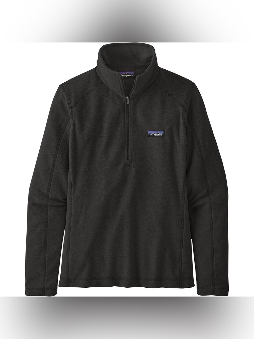 Patagonia Women’s Micro D Black Quarter-Zip Fleece Pullover large